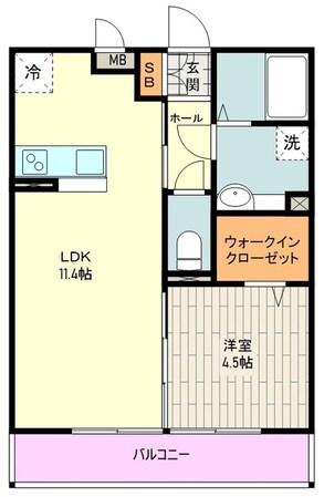 カメリア殿ヶ谷の物件間取画像
